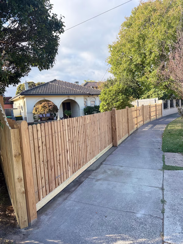 Fence and gate installation Melbourne example 1